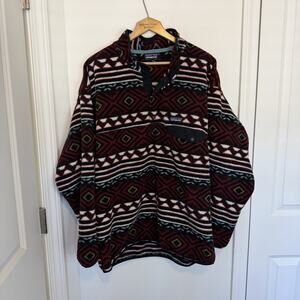 Patagonia Synchilla Rare Colorful Aztec Pattern XXL